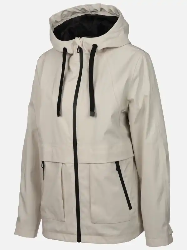 Bild 3 von Damen Funktionsjacke mit Kapuze Beige