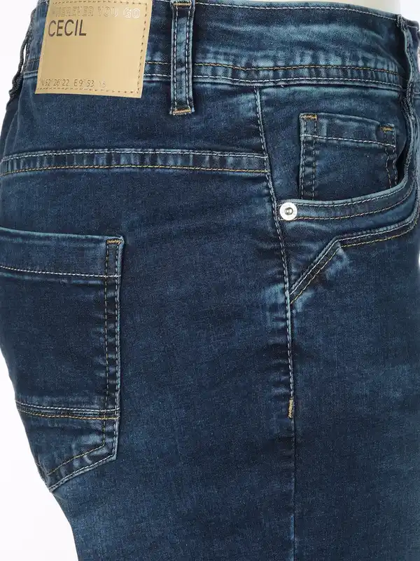 Bild 4 von Damen Jeans in dunkler Waschung Blau