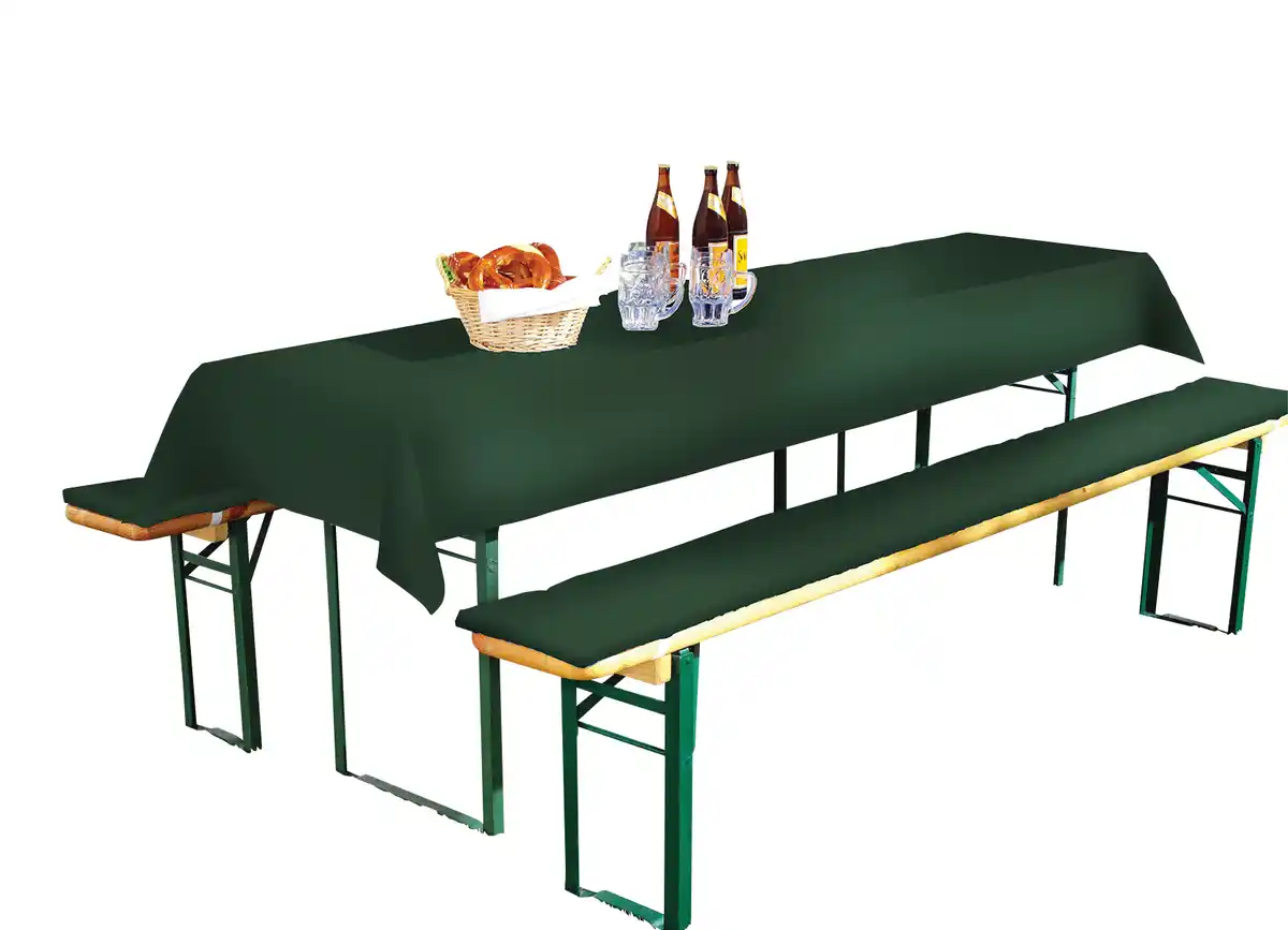 Bild 1 von Bierbankauflagen-Set 3-teilig mit elastischen Halteschlaufen