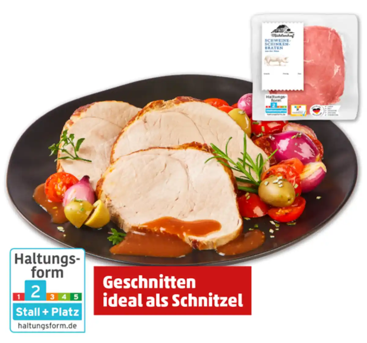 Bild 1 von MÜHLENHOF Frischer Schweine-Schinkenbraten*
