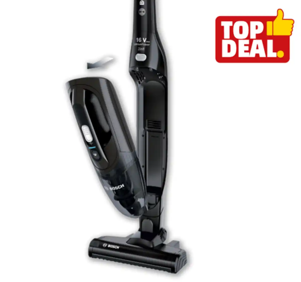 Bild 1 von BOSCH 2-in-1-Akku-Staubsauger BCHF216B*