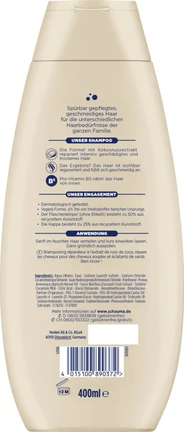 Bild 2 von Schauma Shampoo Repair & Pflege, 400 ml