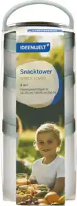 IDEENWELT 3in1 Snackturm mit Vorratsdosen