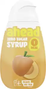 ahead Zero Sugar Syrup Peach Ice Tea, 48 ml