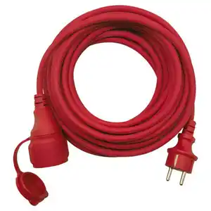 WORKZONE Verlängerungskabel 20 m, Rot