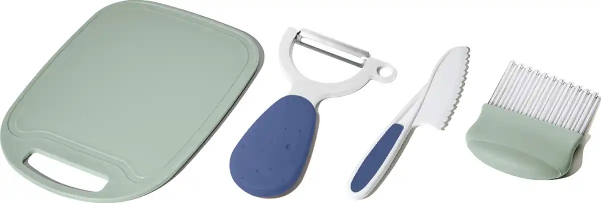 Bild 3 von IDEENWELT Kinder-Küchenhelfer-Set blau