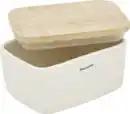 Bild 2 von IDEENWELT Butterdose Keramik mit Bambus Deckel