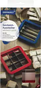 IDEENWELT 2er Set Sandwich-Ausstecher