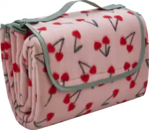 IDEENWELT Picknickdecke Kirschen