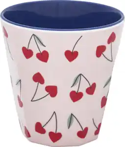 IDEENWELT Melamin-Becher 250ml Kirschen