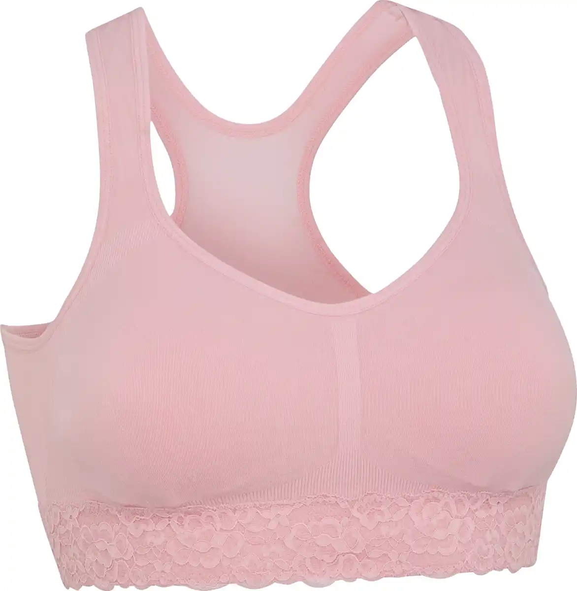 Bild 1 von IDEENWELT Bustier mit Spitze rosa Gr. L