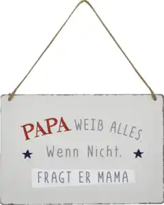 IDEENWELT Dekoschild Papa