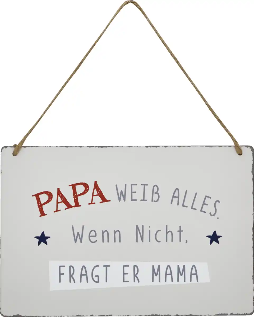 Bild 1 von IDEENWELT Dekoschild Papa