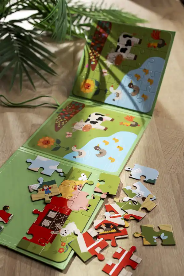 Bild 2 von IDEENWELT Magnet-Puzzle-Buch Bauernhof