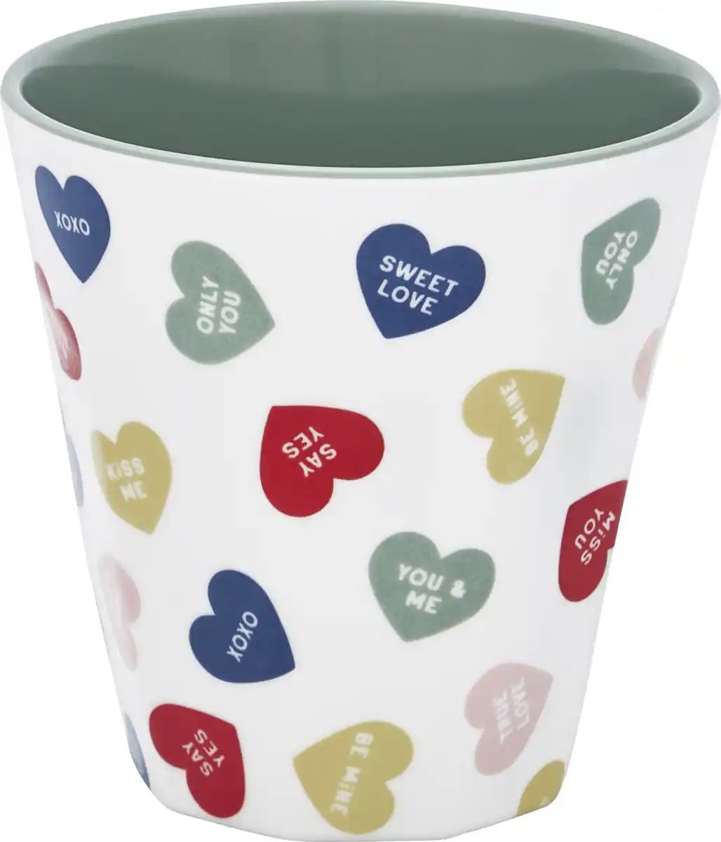 Bild 1 von IDEENWELT Melamin-Becher 250ml Herzen