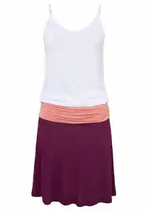 Beachtime Strandkleid aus Viskosejersey mit verstellbaren Trägern, kurzes Sommerkleid