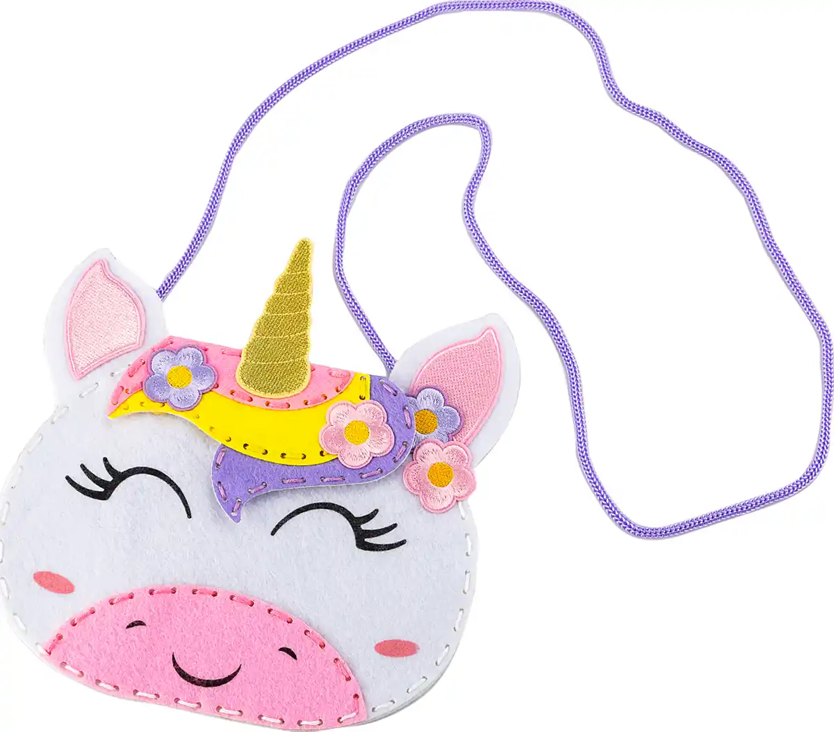 Bild 3 von IDEENWELT Nähset für Kinder Einhorntasche