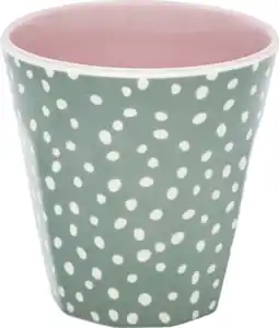 IDEENWELT Melamin-Becher 250ml Punkte