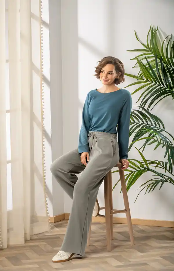 Bild 4 von IDEENWELT Hose mit weitem Bein Gr. S