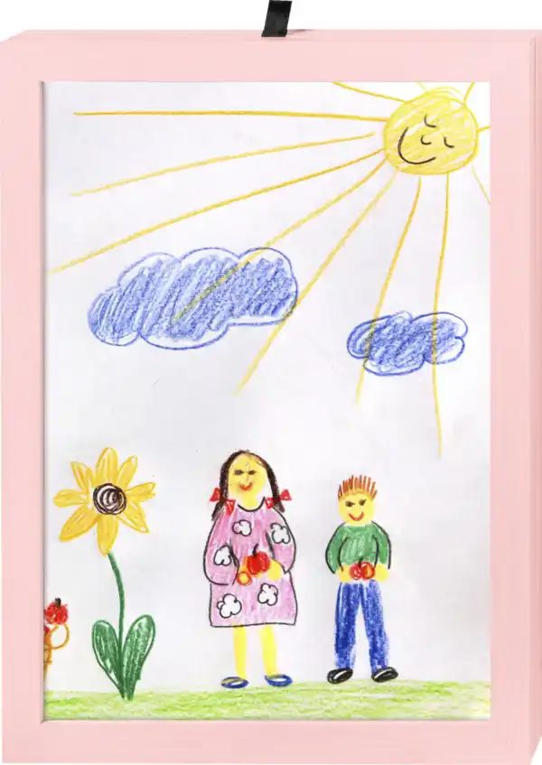 Bild 2 von IDEENWELT Archivbilderrahmen rosa