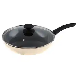 CROFTON Keramikpfanne oder -topf, 28 cm, Pfanne, Creme