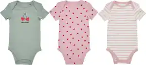 IDEENWELT 3er Set Baby Body Herzen Gr. 98/104