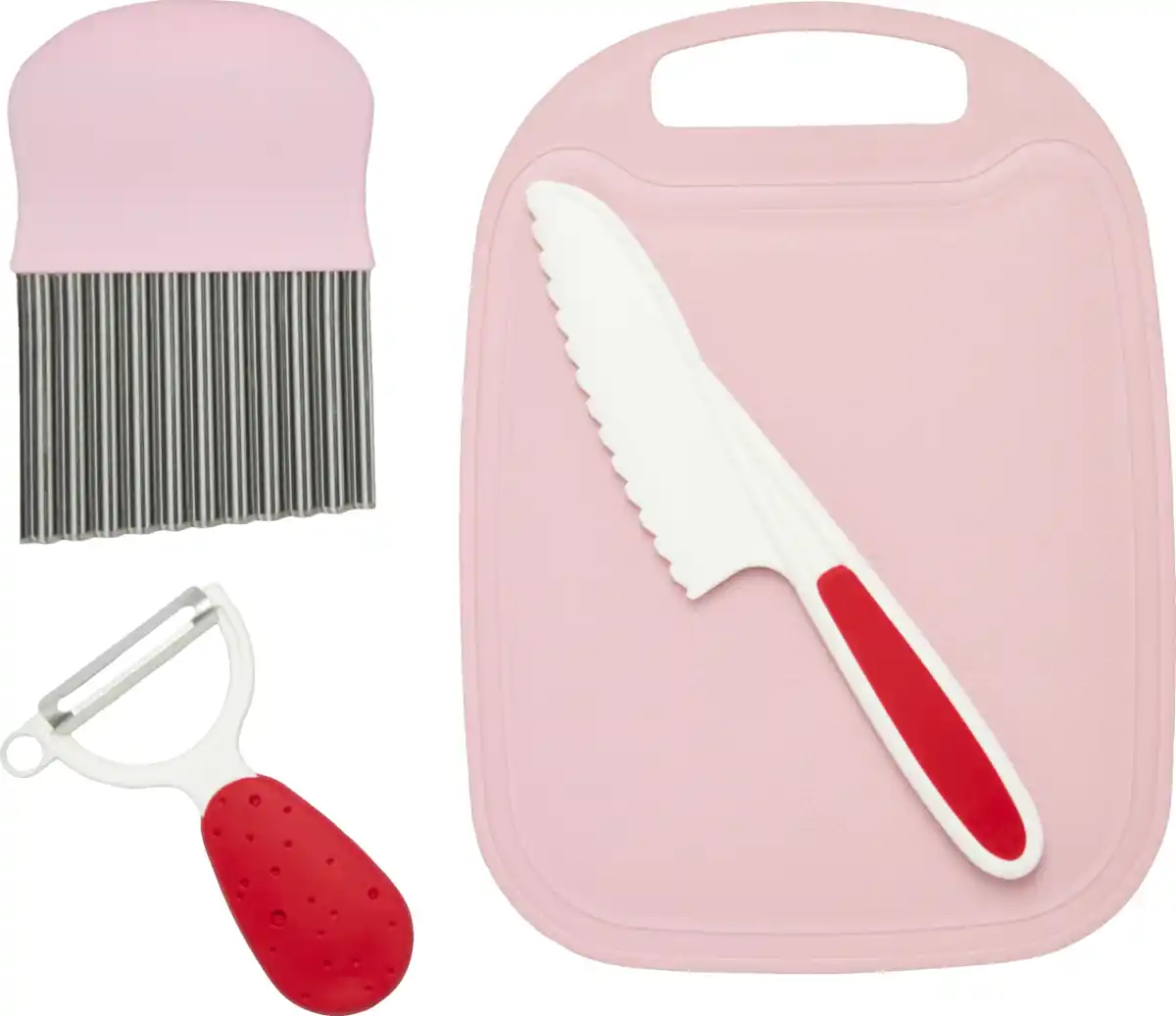 Bild 2 von IDEENWELT Kinder-Küchenhelfer-Set rosa