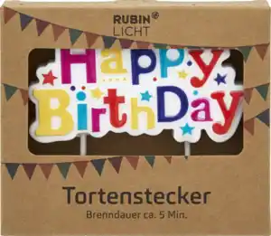 RUBIN LICHT RubinL Tortenstecker Gratulation
