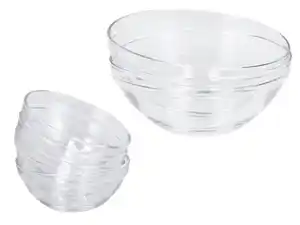 SILVERCREST® Glas-Servierschalen Set, 2-tlg. / 4-tlg.