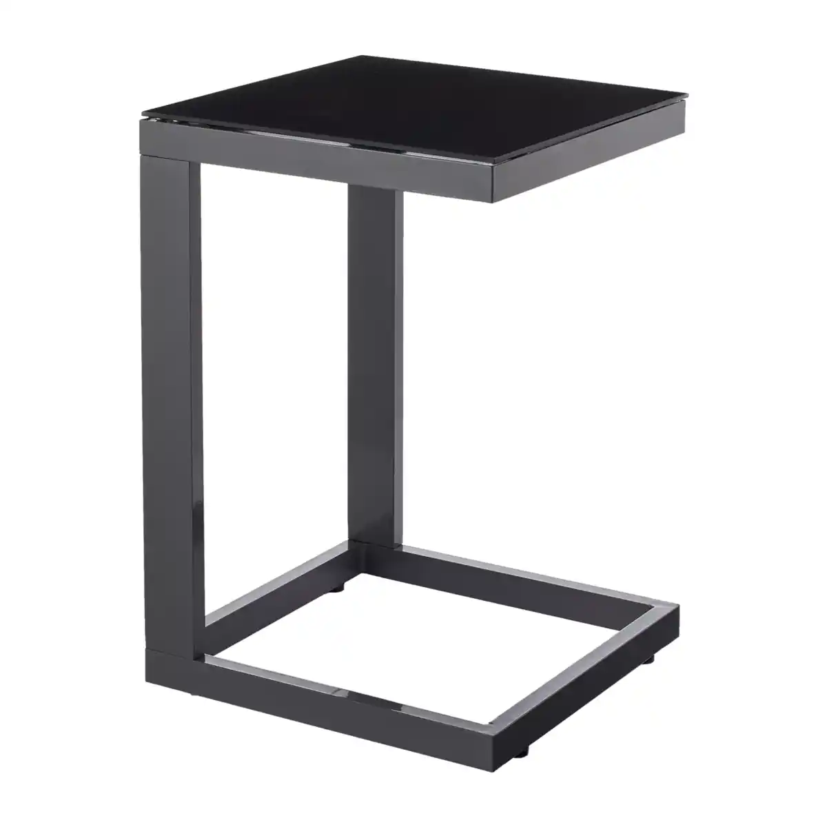 Bild 1 von BELAVI Alu-Beistelltisch mit Glasplatte