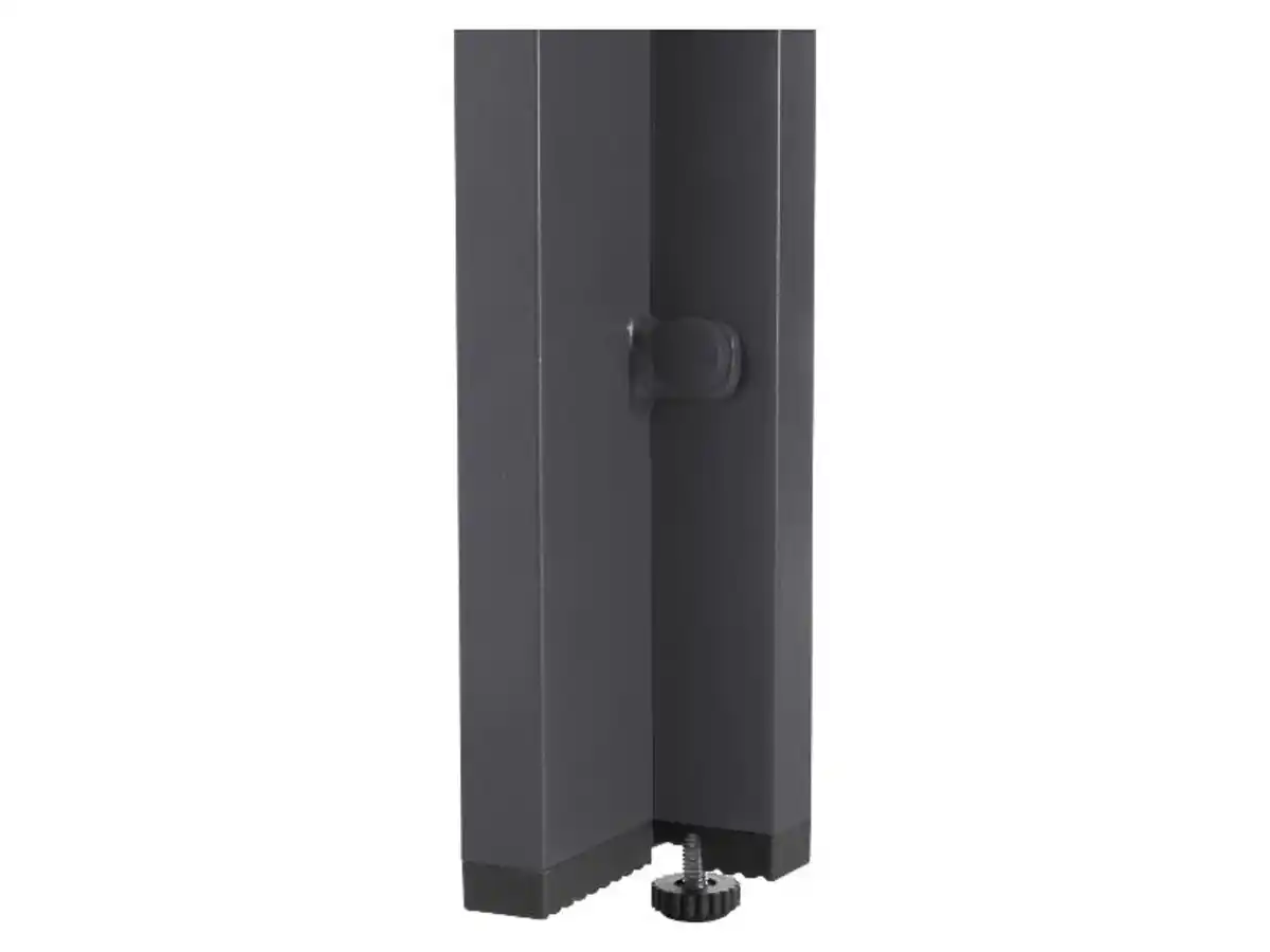 Bild 3 von LIVARNO® Alu-Set »Houston«, 5-teilig - Standardtisch und 4 Stapelsessel, hellgrau-meliert