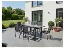 Bild 2 von LIVARNO® Alu-Set »Houston«, 7-teilig - Ausziehtisch & 6 Stapelsessel, anthrazit