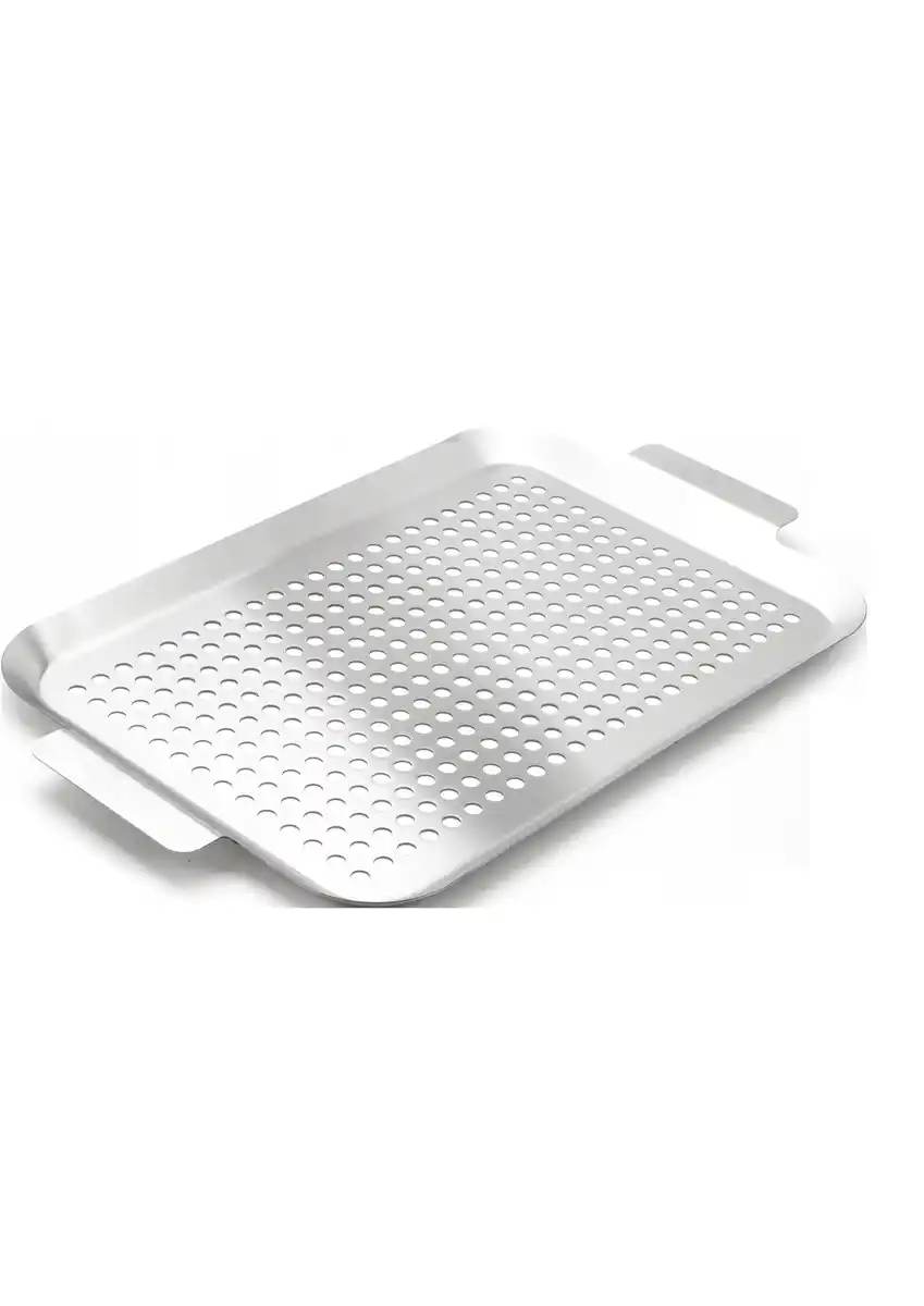 Bild 1 von Primaster Grillschale mit Löcher Edelstahl 43 x 26 cm