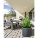 Bild 4 von CASAYA Pflanzgefäß »Roma«, 50 x 41 cm (ØxH), Kunststoff, granitschwarz