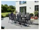 Bild 2 von LIVARNO® Alu-Set »Houston«, 9-teilig - Ausziehtisch & 8 Klappsessel, grau