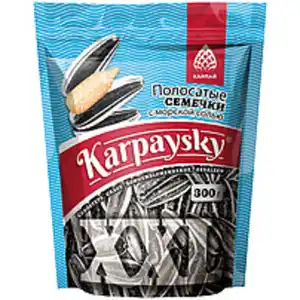 "KARPAYSKY" Geröstete graue Sonnenblumenkerne mit Schale, ge...