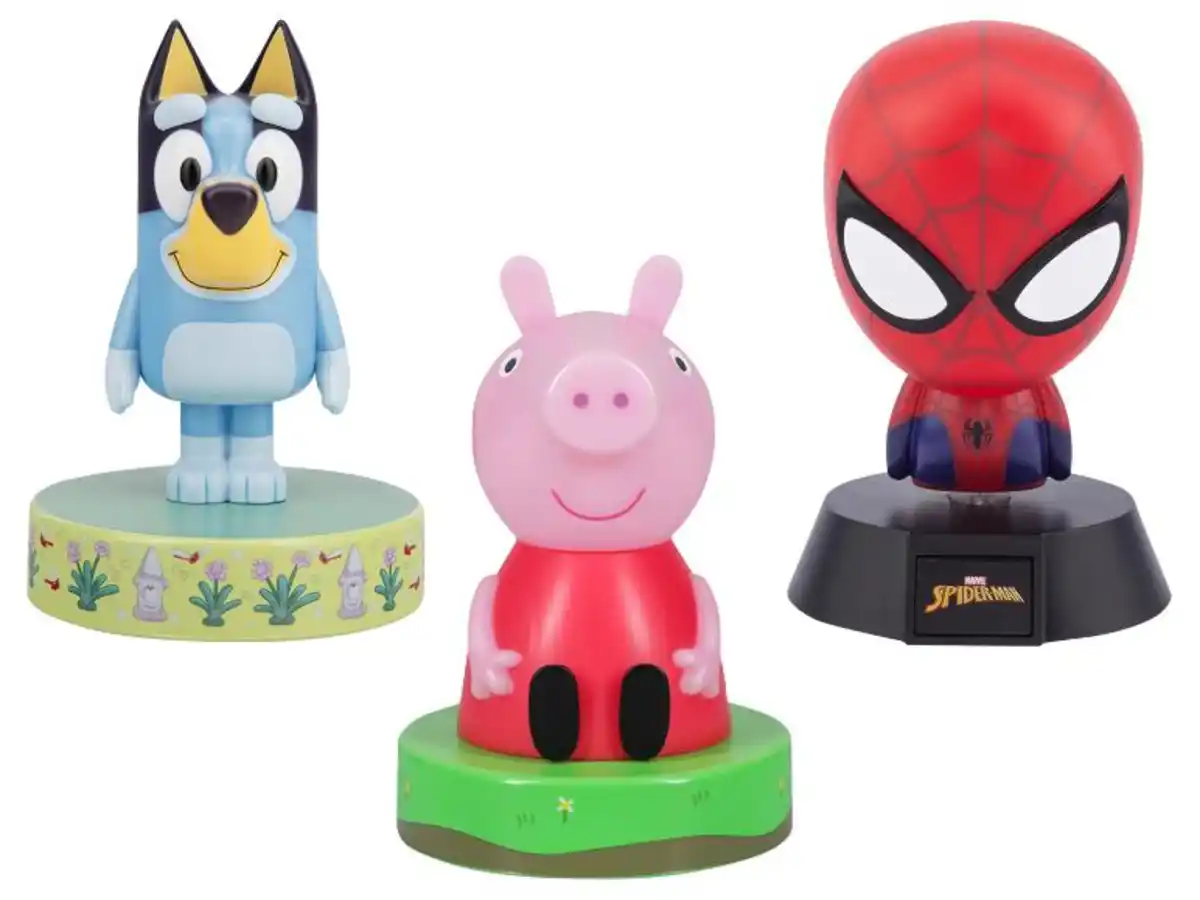 Bild 1 von Lichtfigur »Bluey / Peppa Pig / Spiderman«