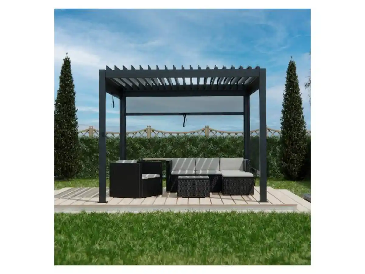 Bild 2 von Juskys Pergola / Lamellendach Tahiti