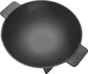 Primaster Wokpfanne Gusseisen mit Standfuß Ø 35 cm