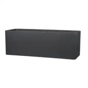 CASAYA Pflanzgefäß »Quadro Box«, 80 x 29 cm (ØxH), Kunststoff, granitschwarz