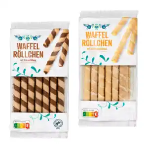 Waffelröllchen