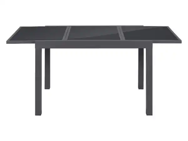 Bild 3 von LIVARNO® Alu-Set »Houston«, 7-teilig - Ausziehtisch & 6 Stapelsessel, anthrazit