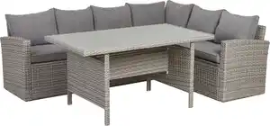 TrendLine Dining Lounge Möbelset Grassina mit integrierter Auflagebox