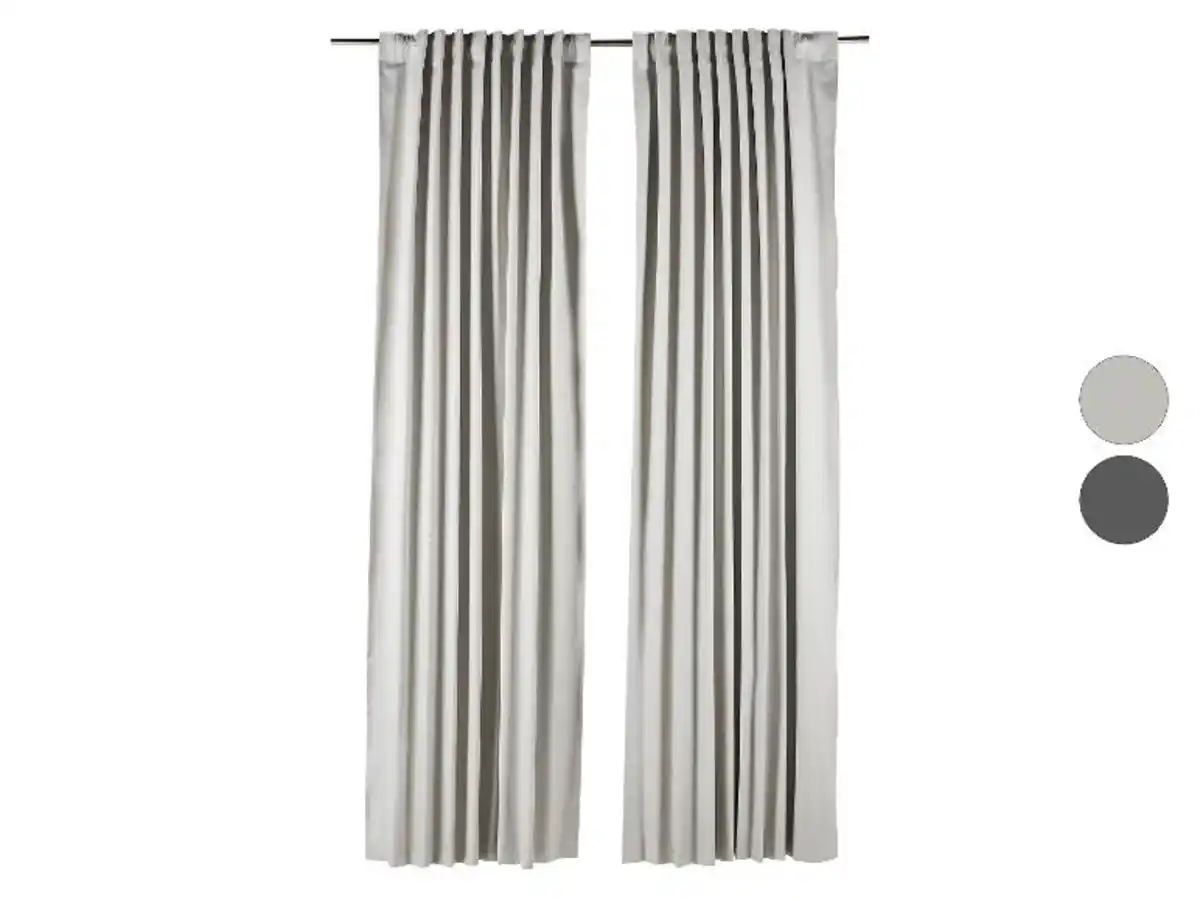 Bild 1 von LIVARNO® Blackout-Vorhangschal-Set, 2-teilig