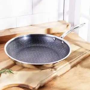 Ceraflon Elite XXL-Edelstahl-Hybrid-Pfanne "Quantum"