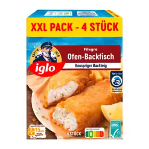 IGLO Filegro Ofen-Backfisch XXL