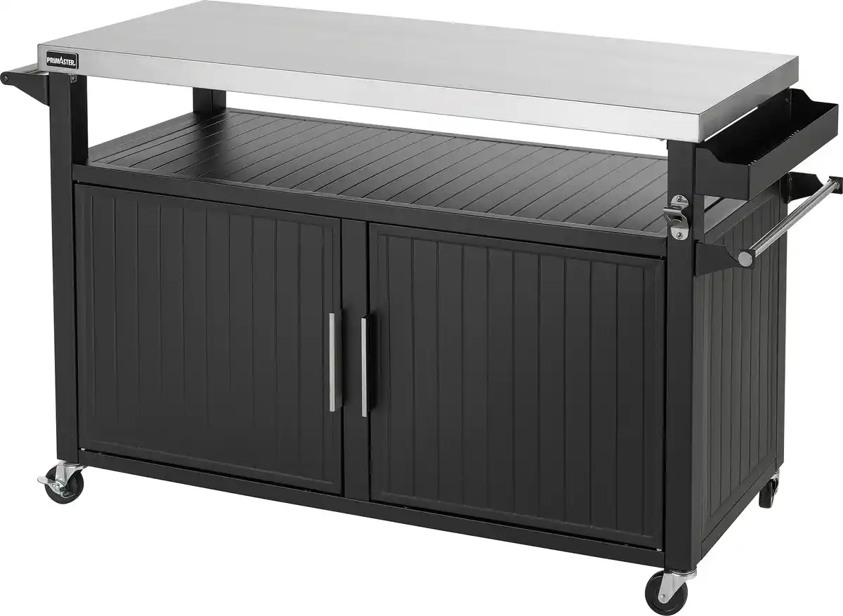 Bild 1 von Primaster Grillwagen Napa XXL Universal 2-türig 153 x 90 cm schwarz