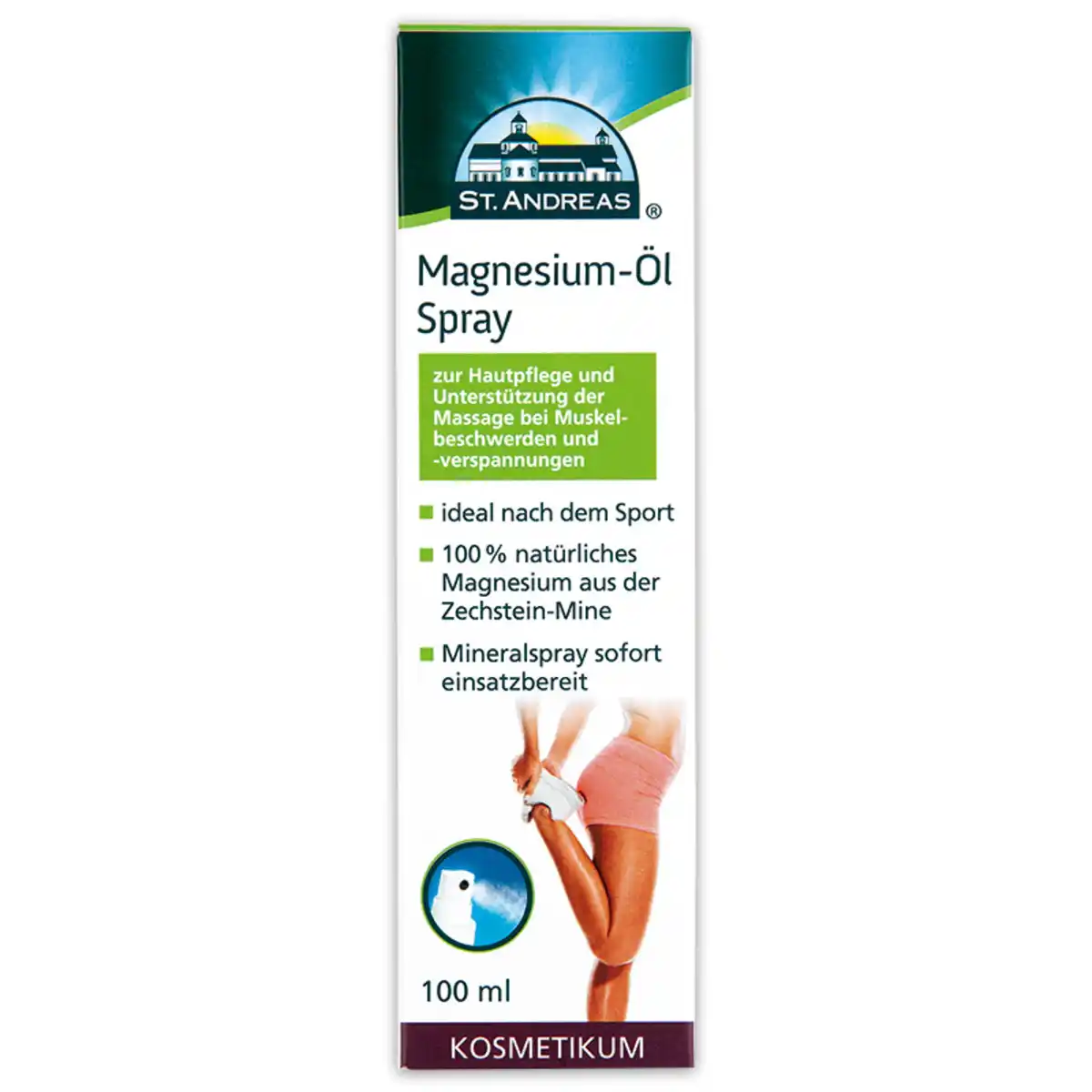 Bild 1 von St. Andreas Magnesium- Öl Spray