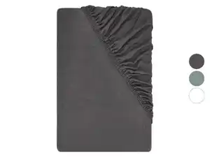 LIVARNO® Jersey-Spannbettlaken, 140-160 x 200 cm
