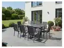 Bild 2 von LIVARNO® Alu-Set »Houston«, 9-teilig - Ausziehtisch & 8 Stapelsessel, grau